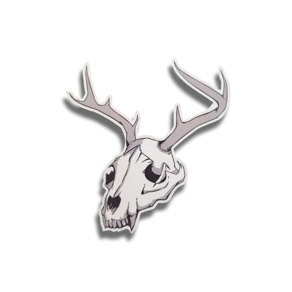 Wendigo Skull Sticker
